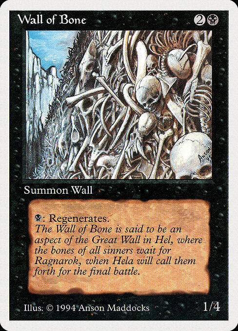 Wall of Bone card art