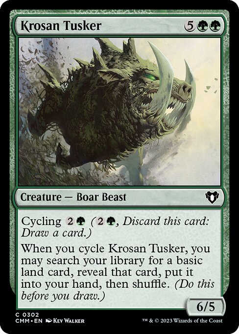 Krosan Tusker card art