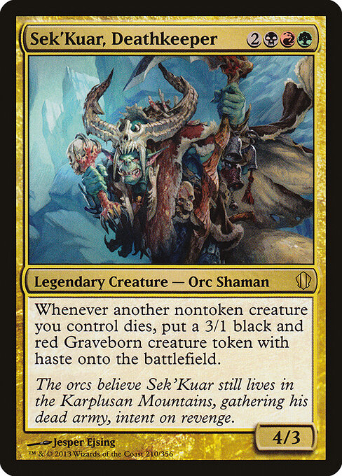 Sek'Kuar, Deathkeeper card art