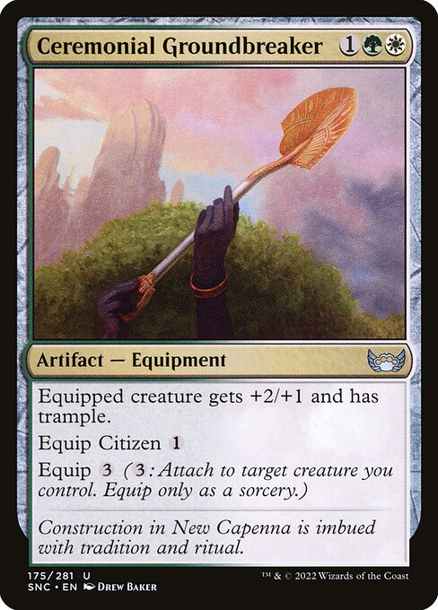 Ceremonial Groundbreaker card art