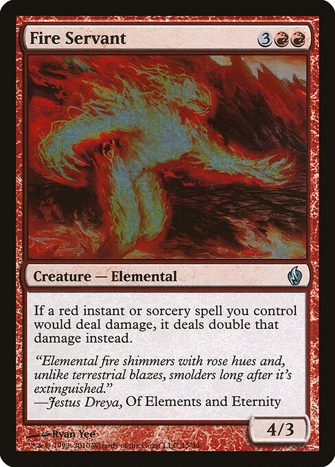Fire Servant card art