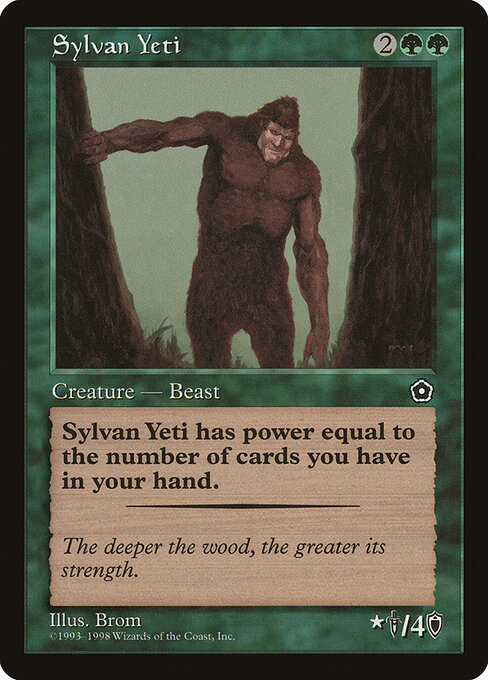 Sylvan Yeti card art