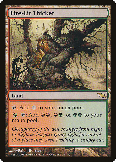 Fire-Lit Thicket card art
