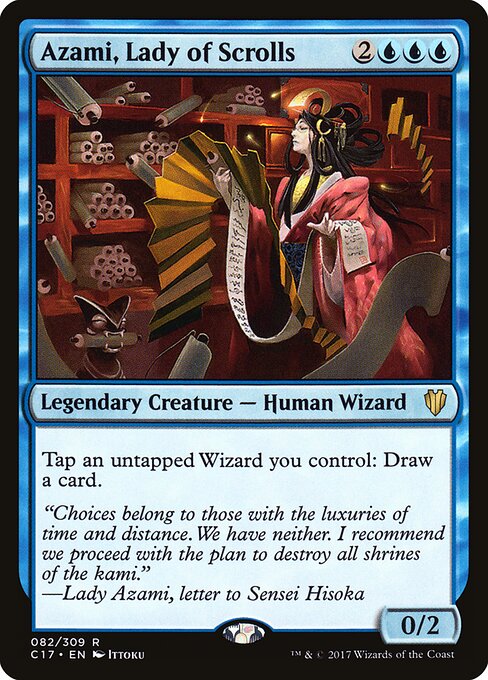 Azami, Lady of Scrolls card art