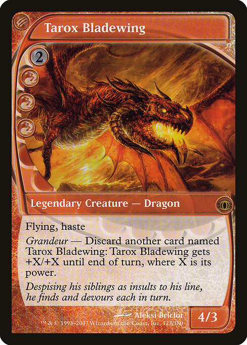 Tarox Bladewing card art