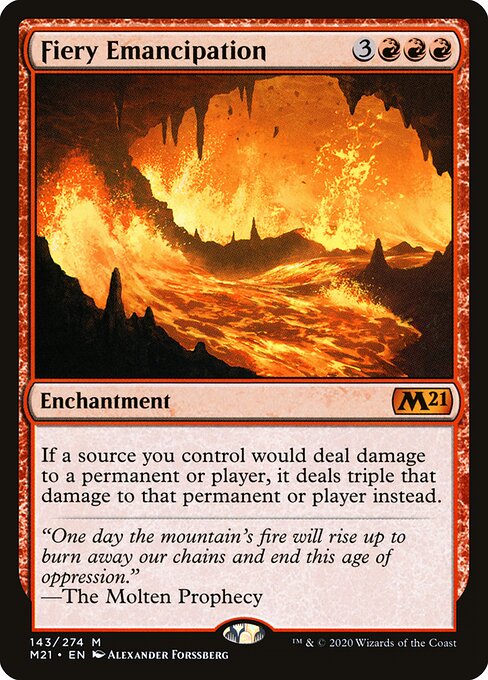 Fiery Emancipation card art