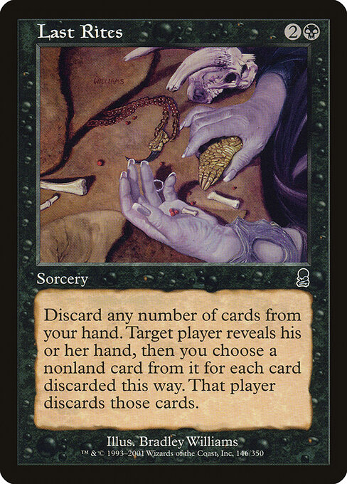 Last Rites card art