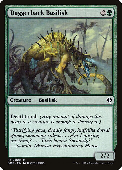 Daggerback Basilisk card art