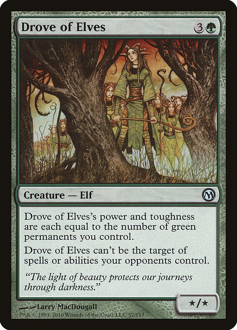 Drove of Elves card art