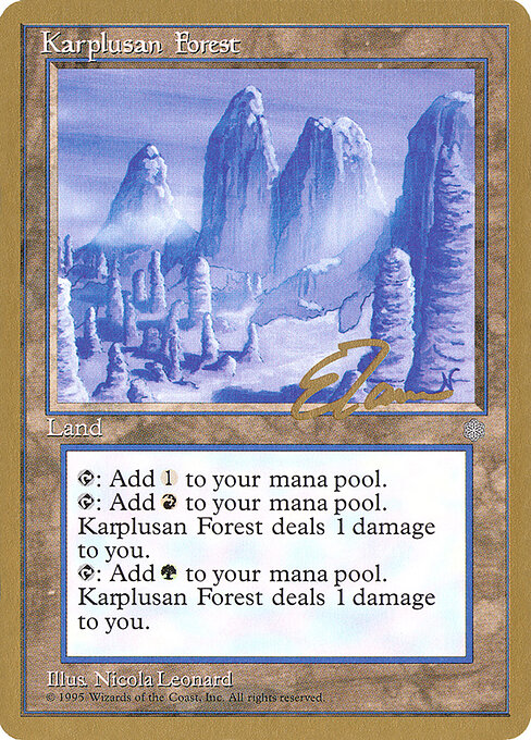 Karplusan Forest (Arena League) card art