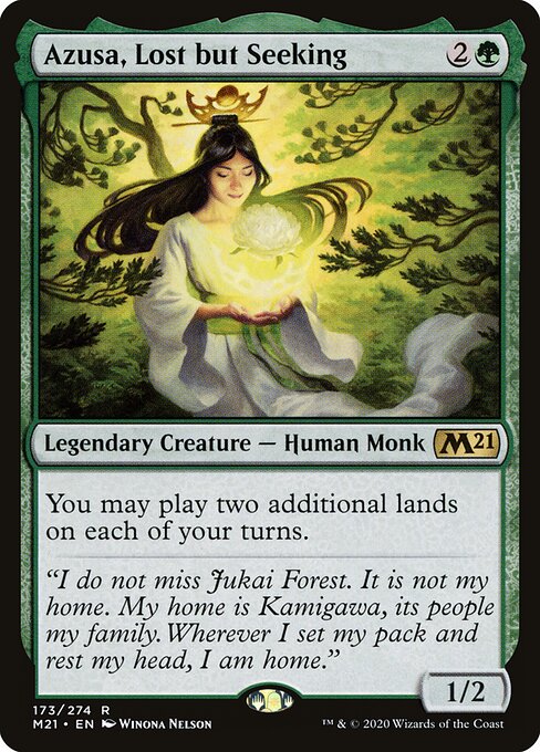 Azusa, Lost but Seeking card art