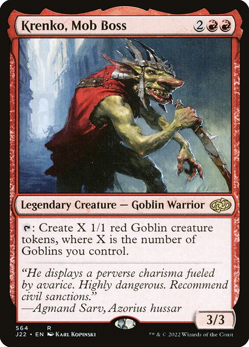 Krenko, Mob Boss card art