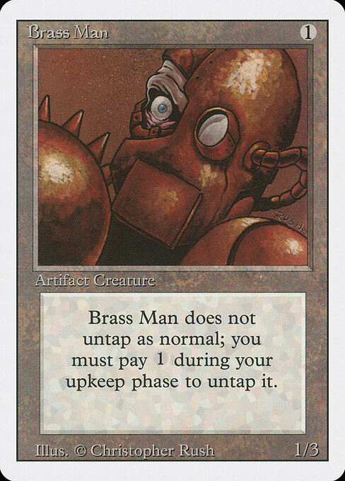 Brass Man card art