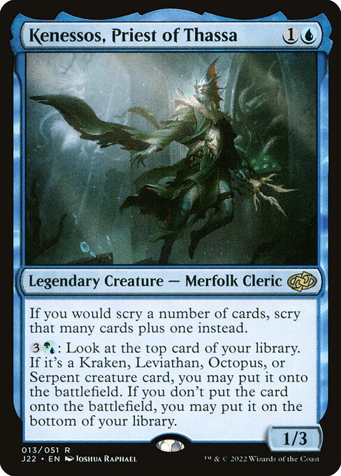 Kenessos, Priest of Thassa card art