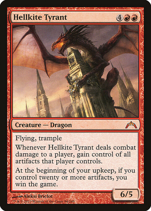Hellkite Tyrant card art