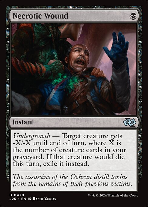 Necrotic Wound card art