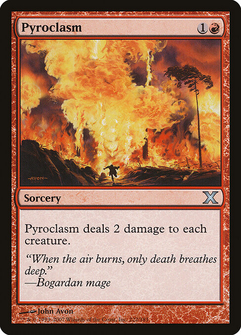 Pyroclasm card art