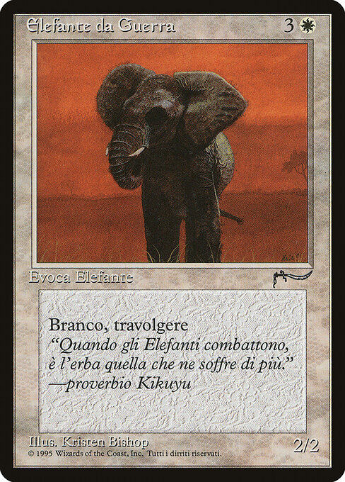 War Elephant (Light) card art