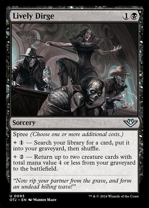 Lively Dirge card art