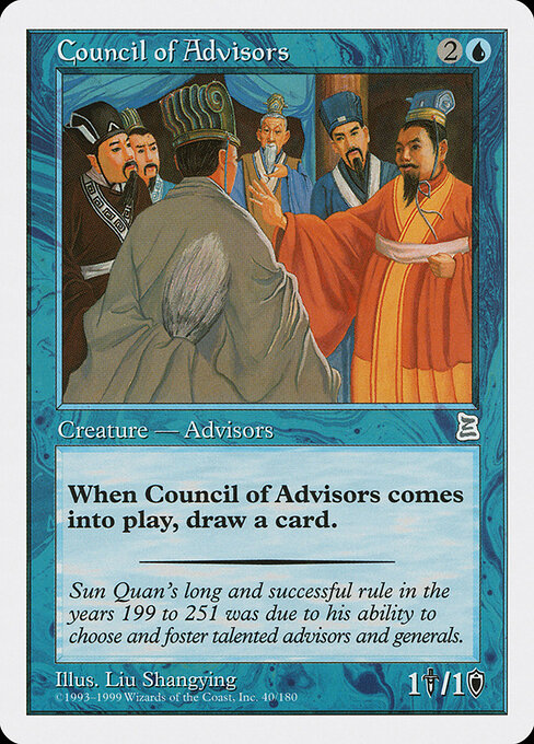 Council of Advisors card art