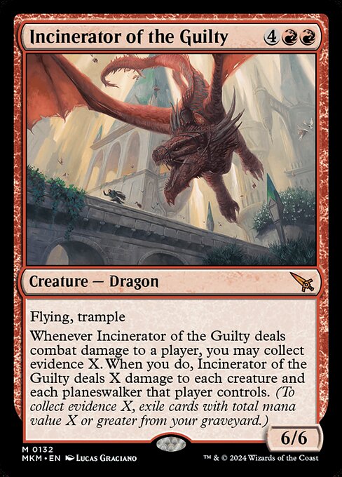 Incinerator of the Guilty card art