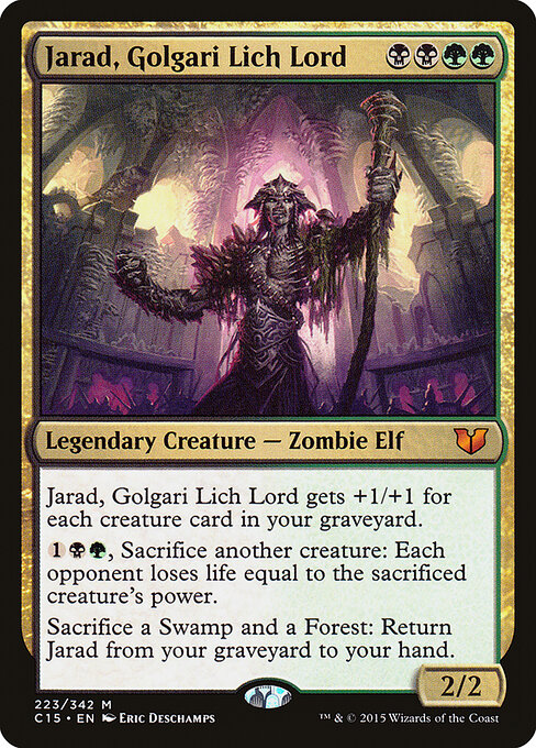 Jarad, Golgari Lich Lord card art