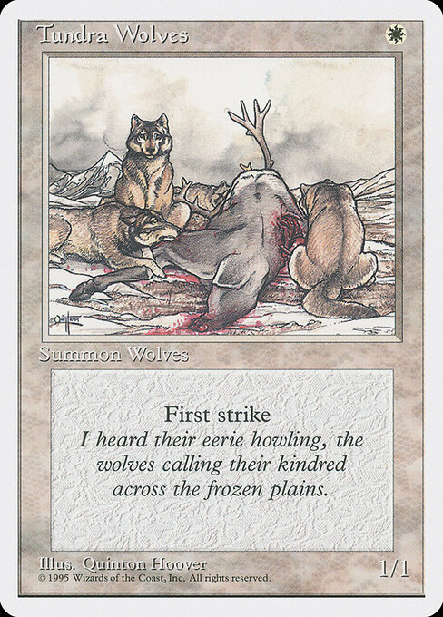 Tundra Wolves card art