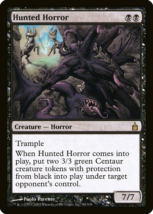 Hunted Horror card art