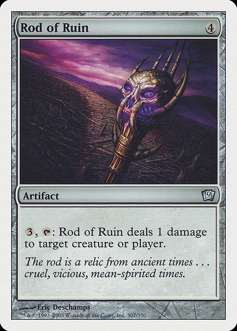 Rod of Ruin card art