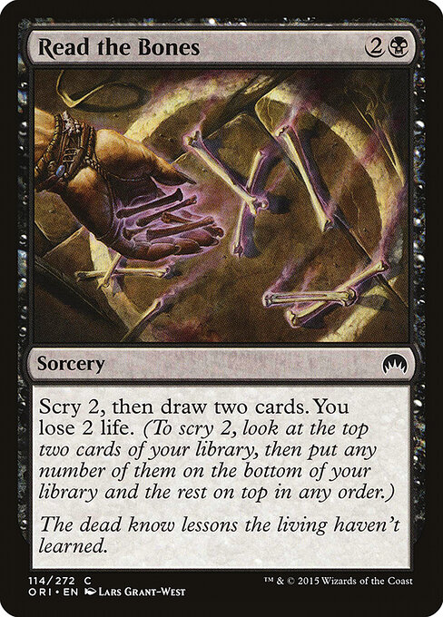 Read the Bones card art