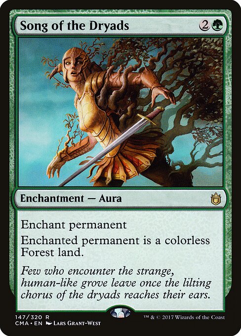Song of the Dryads card art
