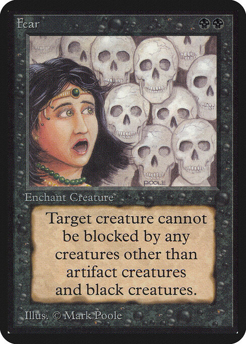 Fear card art