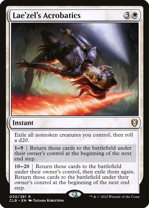 Lae'zel's Acrobatics card art