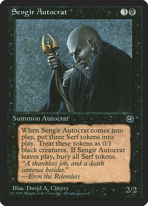 Sengir Autocrat card art