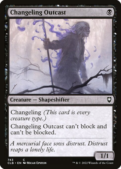 Changeling Outcast card art