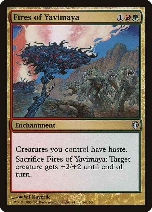 Fires of Yavimaya card art