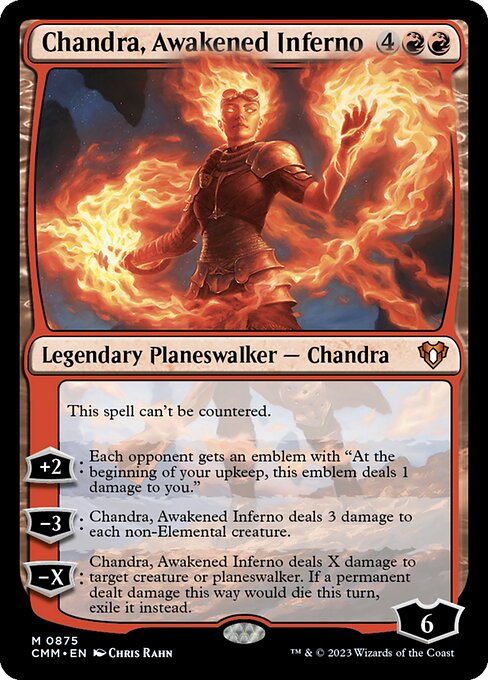 Chandra, Awakened Inferno card art