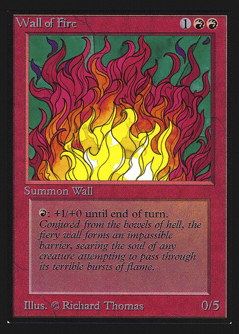Wall of Fire card art
