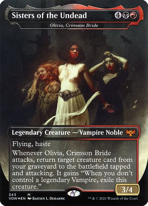 Olivia, Crimson Bride card art