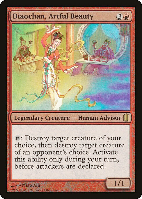 Diaochan, Artful Beauty card art