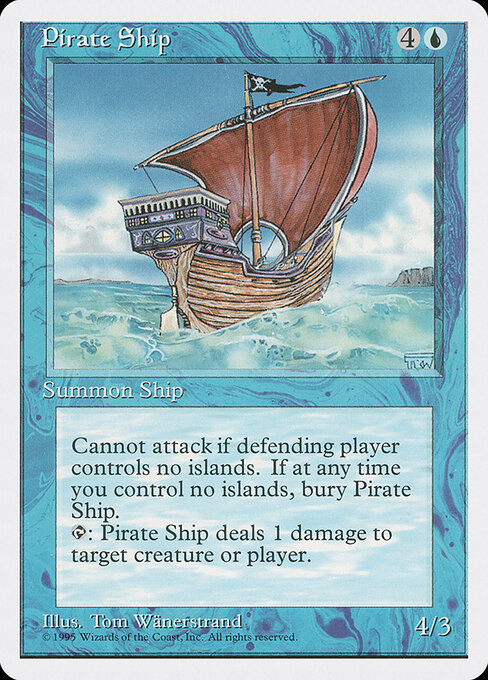 Pirate Ship card art