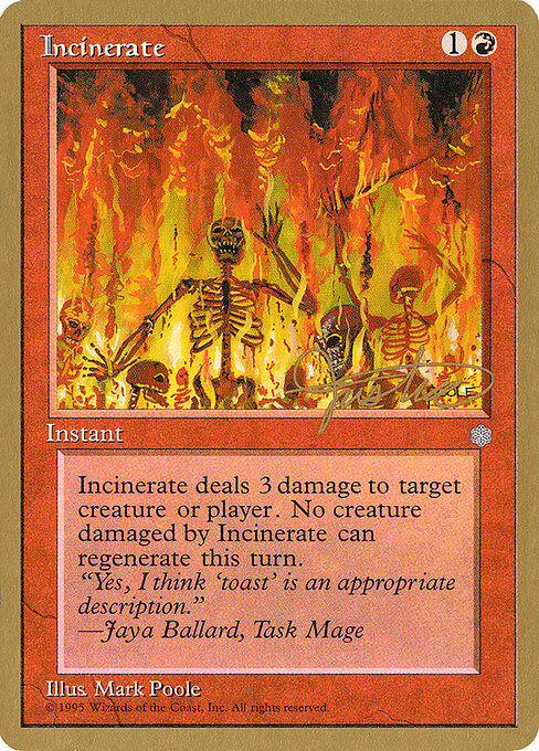 Incinerate card art