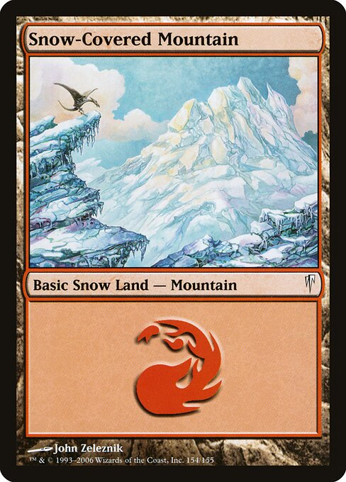Snow-Covered Mountain card art