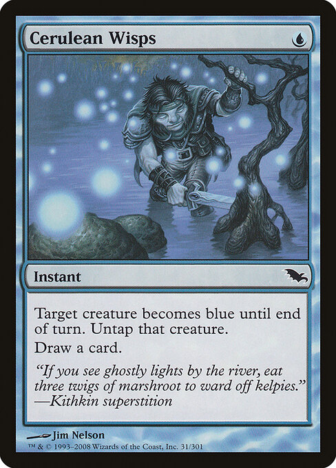 Cerulean Wisps card art