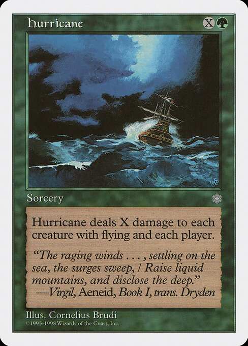 Hurricane card art