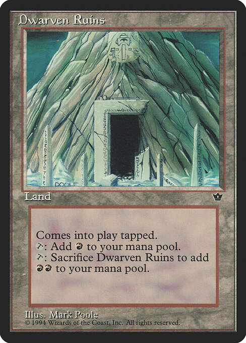 Dwarven Ruins card art