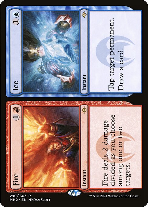 Fire // Ice card art