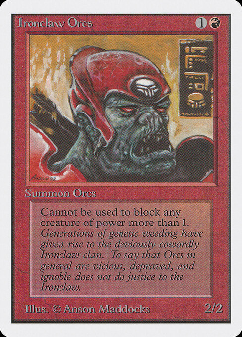 Ironclaw Orcs card art