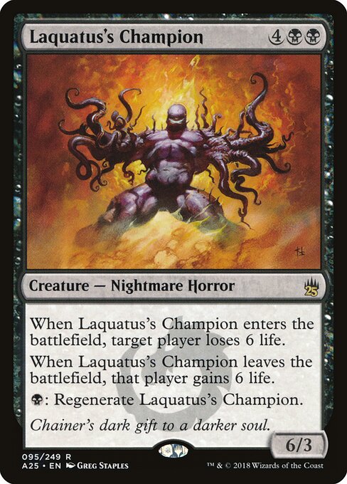Laquatus's Champion card art