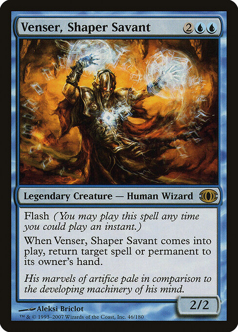 Venser, Shaper Savant card art